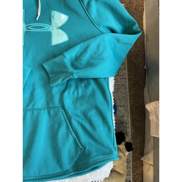 Under Armour X Storm S/M aqua green / Blue hoodie. Great quality & condition - Picture 7 of 10